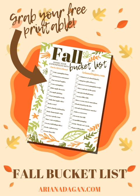 30 Fun Fall Activities for Singles, Couples and Families + FREE Fall Bucket List Printable!