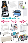 Craft Storage for the Kitchen Table Crafter