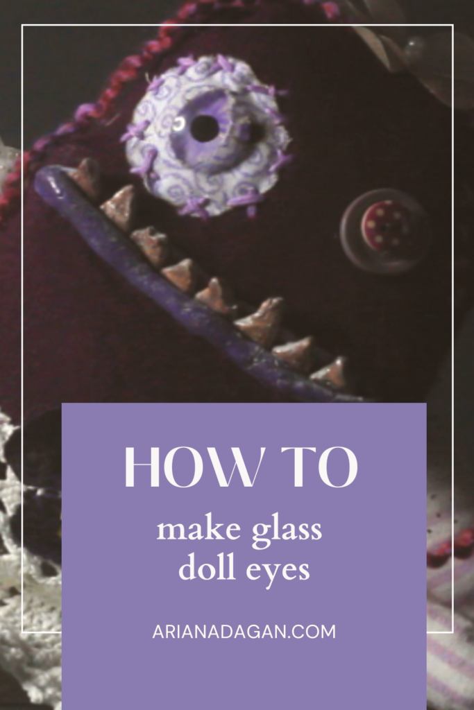 How to Make Easy Glass Eyes For Dolls 
