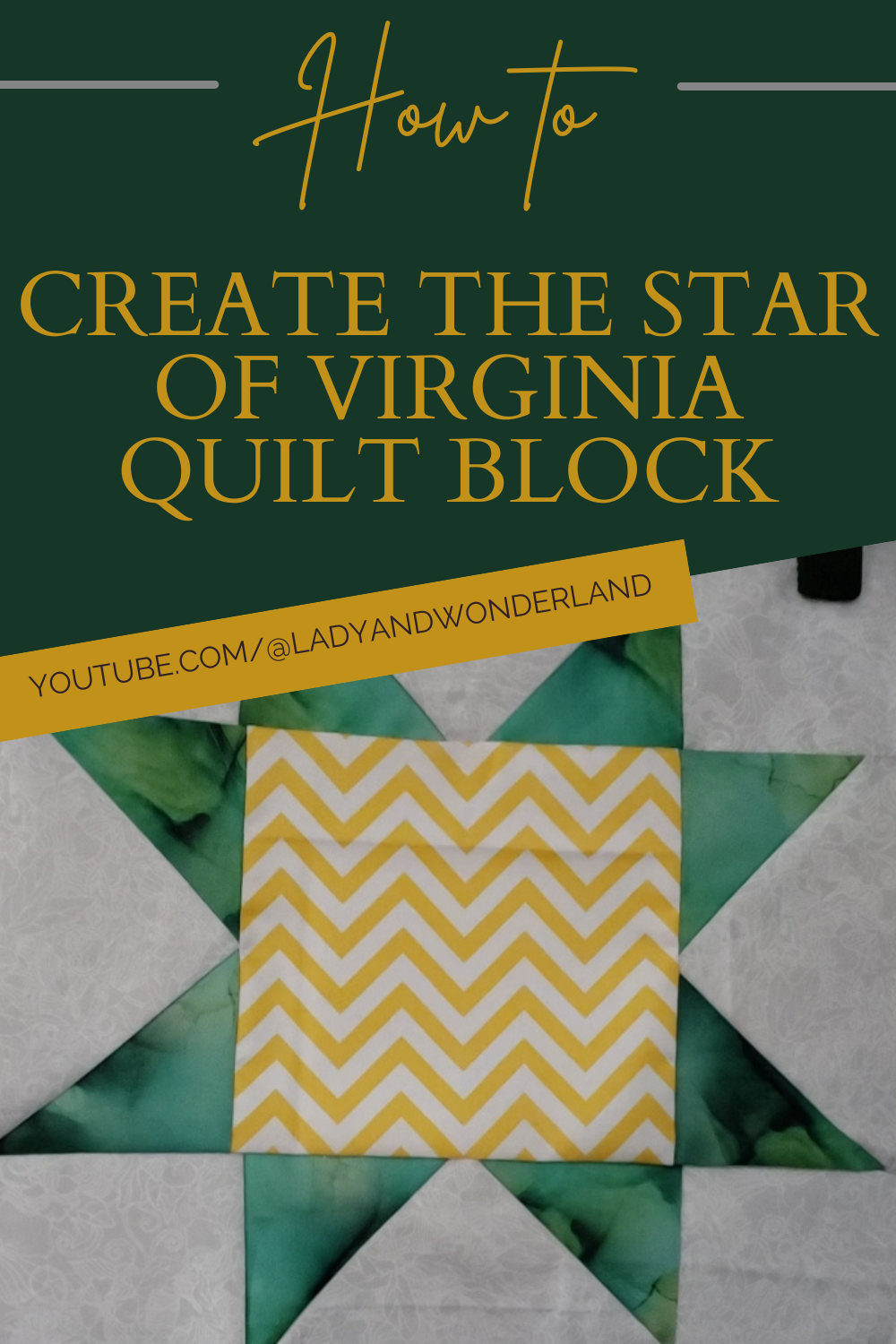 Year of Blocks | Star of Virginia Quilt Block | January