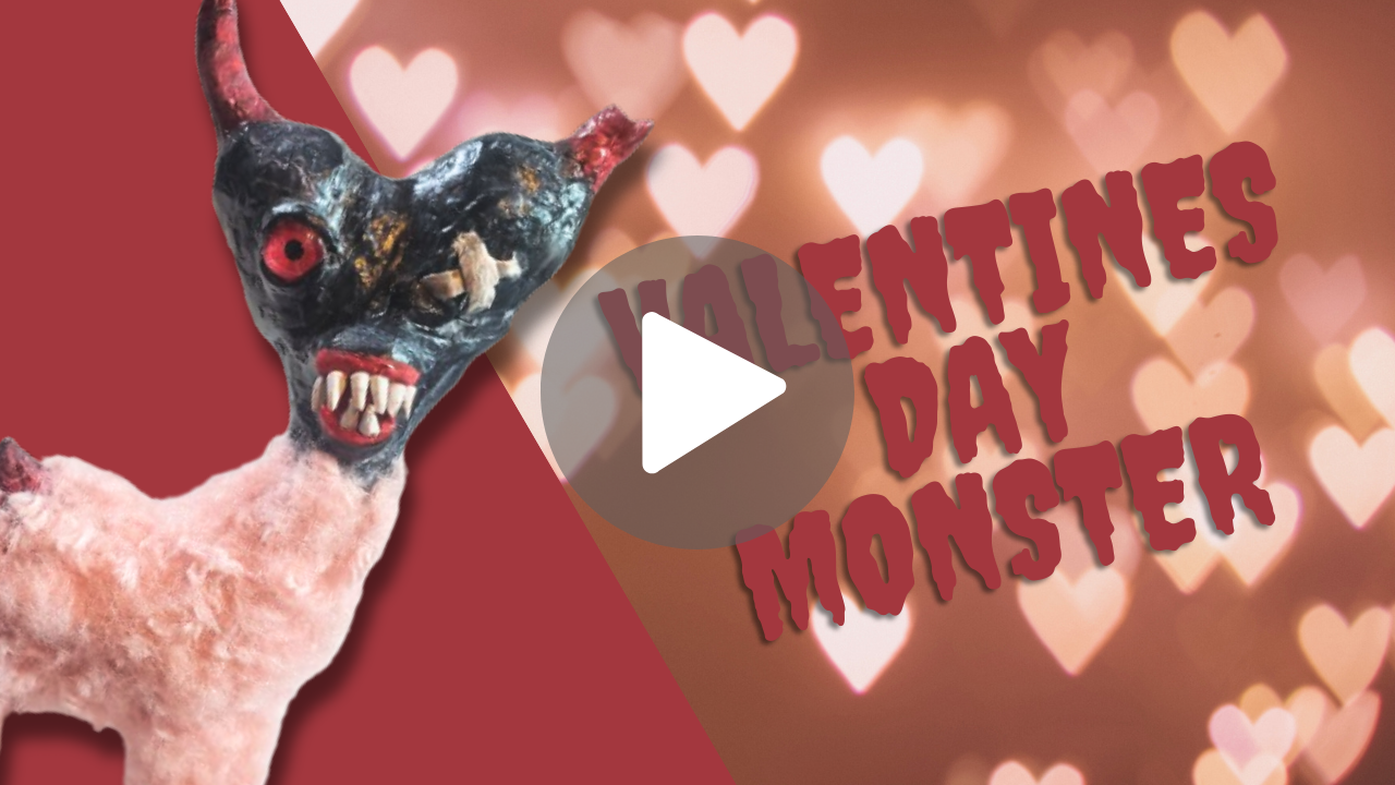 Crafting A Valentine’s Day Monster from a My Little Pony Doll